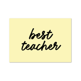 Best Teacher A6 Postcard