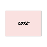 xoxo A6 Postcard