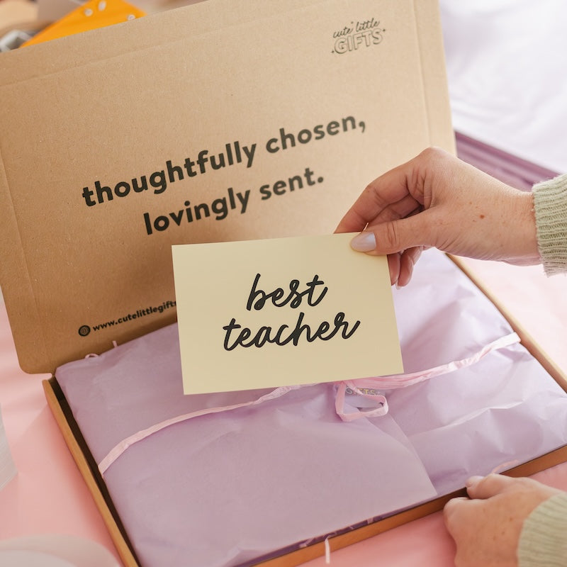 Teachers Gift Boxes | Thank You Ideas