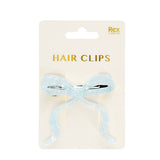 Blue Bow Hair Clip