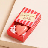 Tiny Matchbox Heart Ceramic Token