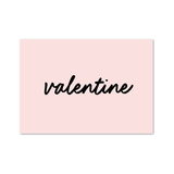 Valentine A6 Postcard