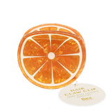 Orange Slice Hair Claw Clip