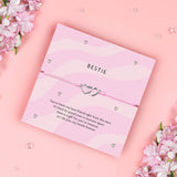 Bestie Pink Heart Bracelet