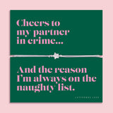 Naughty List Christmas Bracelet