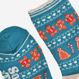 Festive Gingerbread Socks