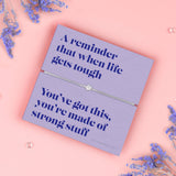 You've Got This Sentiments Wish Bracelet