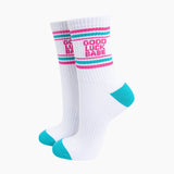 Good Luck Babe Organic Cotton Sports Socks