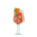 Aperitivo Spritz Hair Claw Clip
