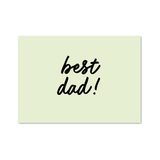Best Dad! A6 Postcard