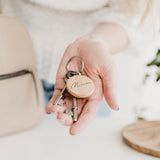 Mum Wooden Engraved Keyring