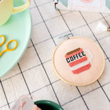 Coffee Cup Cross Stitch Kit