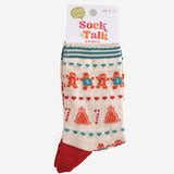 Gingerbread Fair Isle Socks