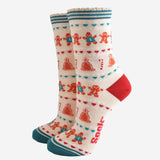 Gingerbread Fair Isle Socks