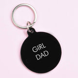 Girl Dad Keyring