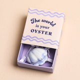 Tiny Matchbox Oyster Ceramic Token