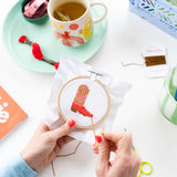 Cowboy Boot Cross Stitch Kit