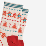 Gingerbread Fair Isle Socks