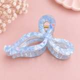Blue Bow Claw Clip