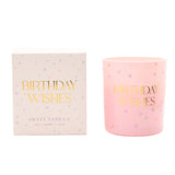 Birthday Wishes Confetti Candle