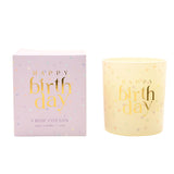 Happy Birthday Confetti Candle
