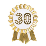 30 Enamel Birthday Badge