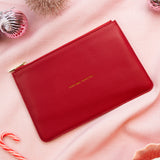 Feeling Festive Red Pouch