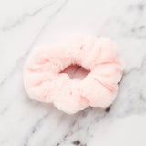 Pink Plush Hair Scrunchie