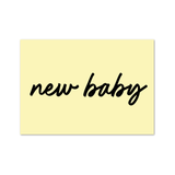 New Baby A6 Postcard