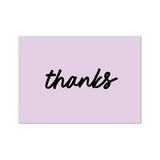 Thanks A6 Postcard