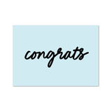 Congrats A6 Postcard