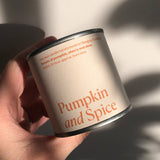 Pumpkin and Spice Soy Wax Candle