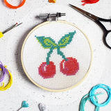 Cherry Bomb Mini Cross Stitch Kit