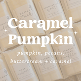 Caramel Pumpkin Scented Snap Bar Wax Melt