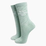 In My Wellness Era Glitter Socks