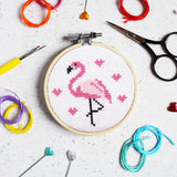 Flamingo Mini Cross Stitch Craft Ki