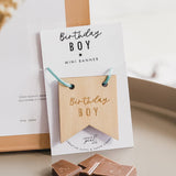 Birthday Boy Wooden Banner