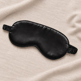 Black Satin Eye Mask