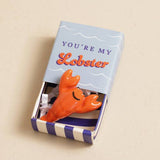 Tiny Matchbox Lobster Ceramic Token