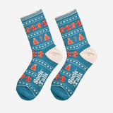 Festive Gingerbread Socks