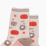 Pumpkin Spice Women's Bamboo Socks