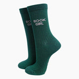 Book Girl Glitter Socks