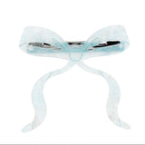 Blue Bow Hair Clip