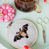 Bat Cross Stitch Kit for Beginners