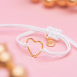 A Heart of Gold Wish Bracelet