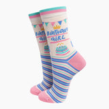 Birthday Girl Women's Bamboo Socks