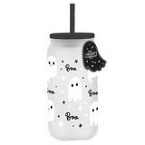 Ghost Glass Mason Jar | Black