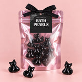 Black Cat Halloween Bath Pearls
