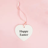 Happy Easter Ceramic Heart