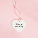 Happy Birthday Ceramic Heart